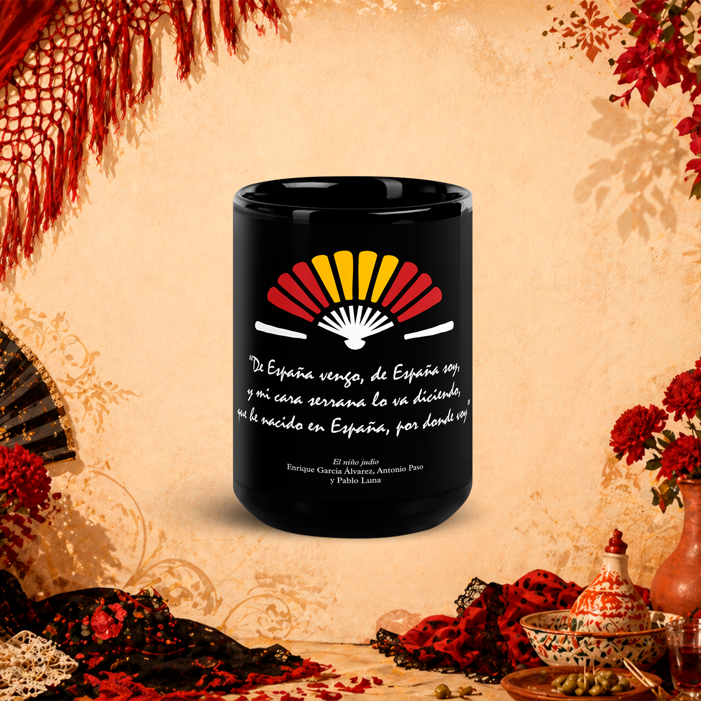 Taza «España» - Negro