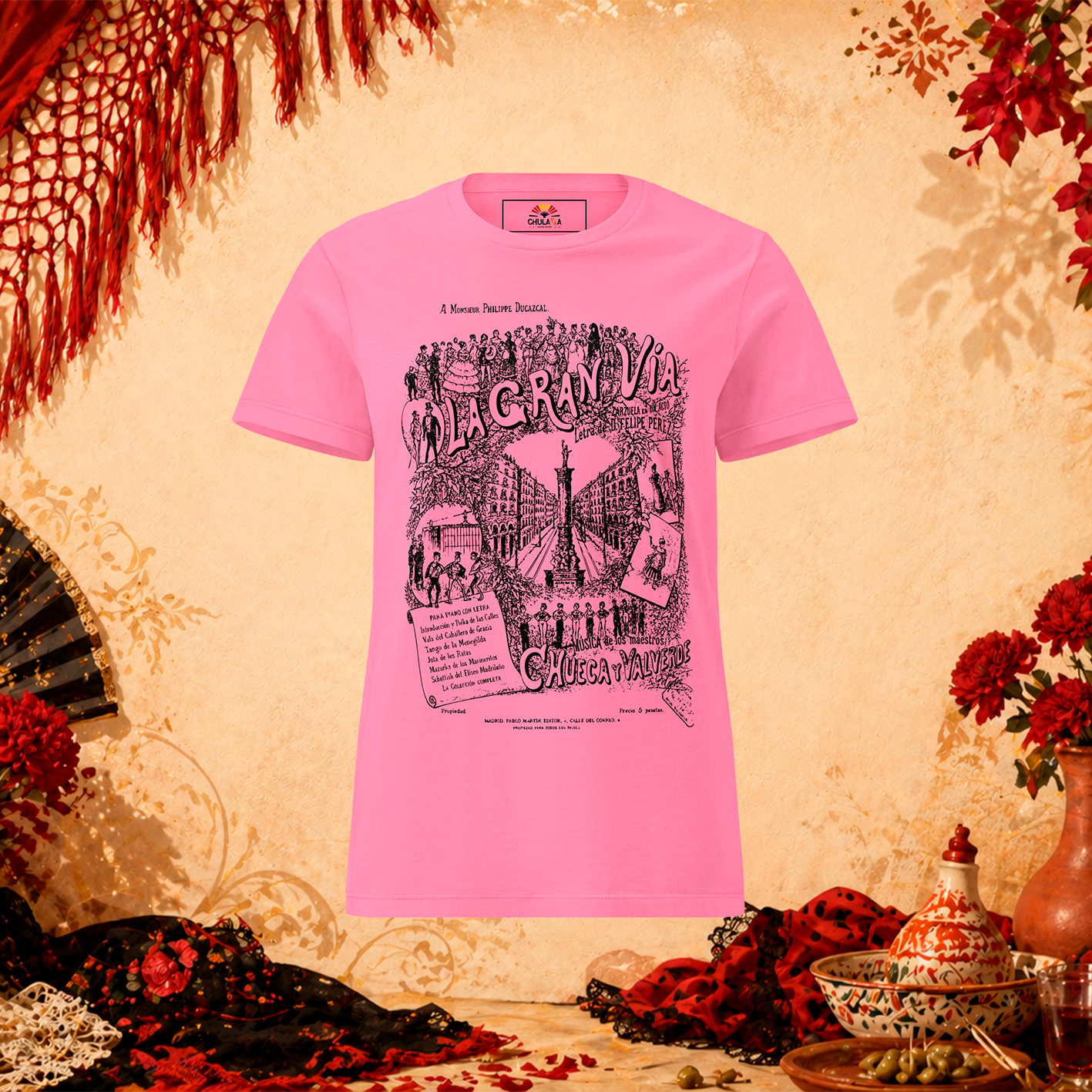Camiseta «Gran Vía» - Mujer