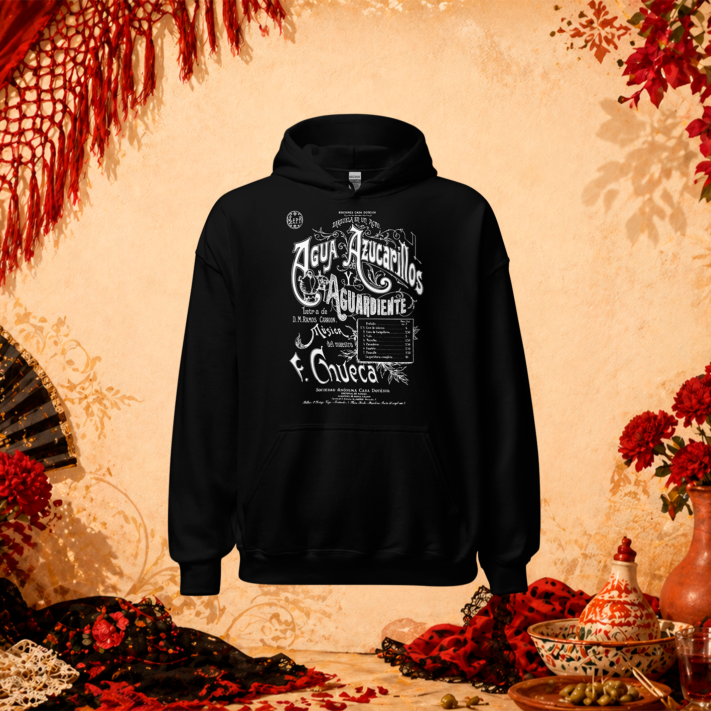 Sudadera con capucha «Azucarillos»