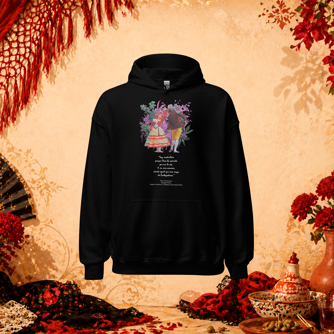 Sudadera con capucha «Madrileña»