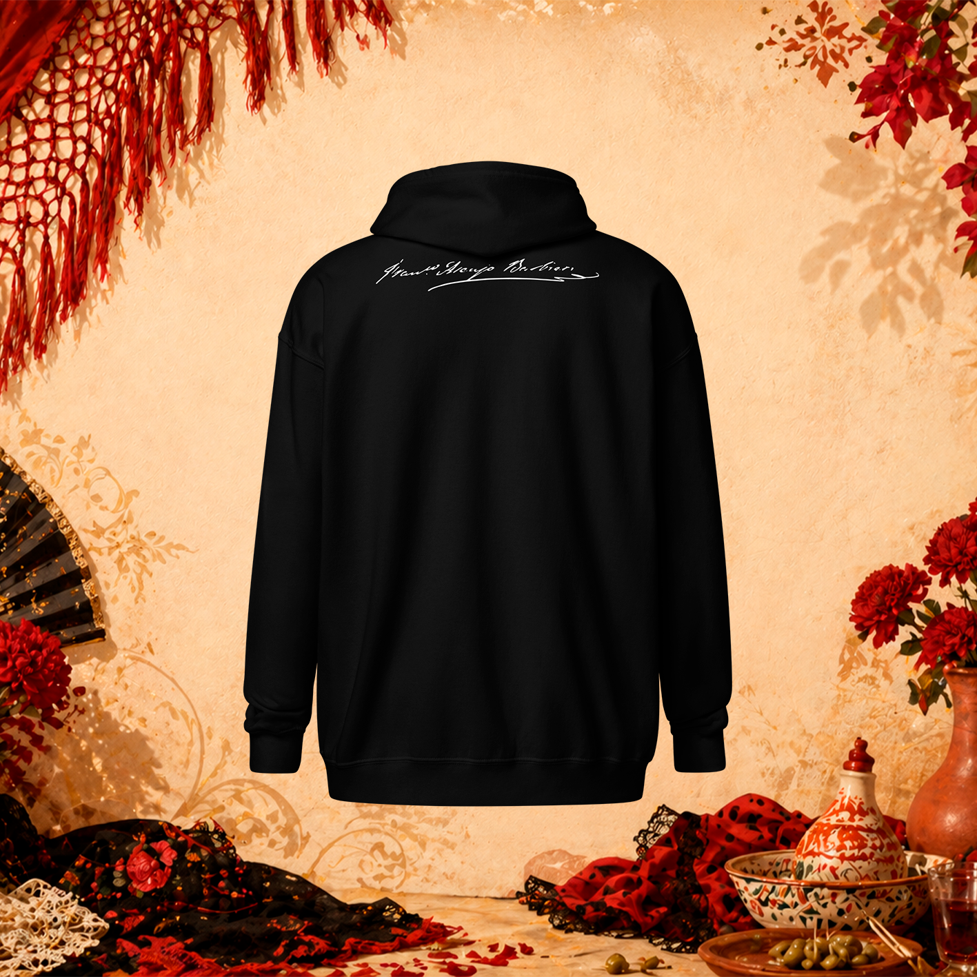 Sudadera con capucha y cremallera «Barbieri»