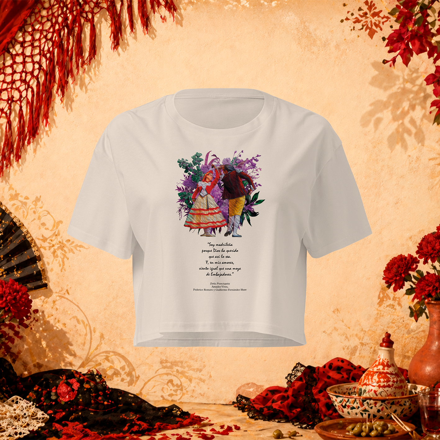 Crop top «Madrileña»