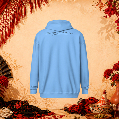 Sudadera con capucha y cremallera «Barbieri»