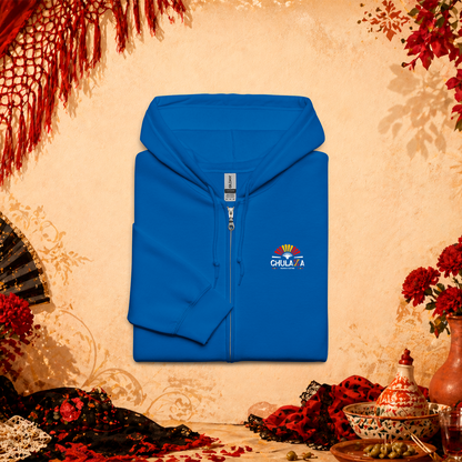 Sudadera con capucha y cremallera «Barbieri»
