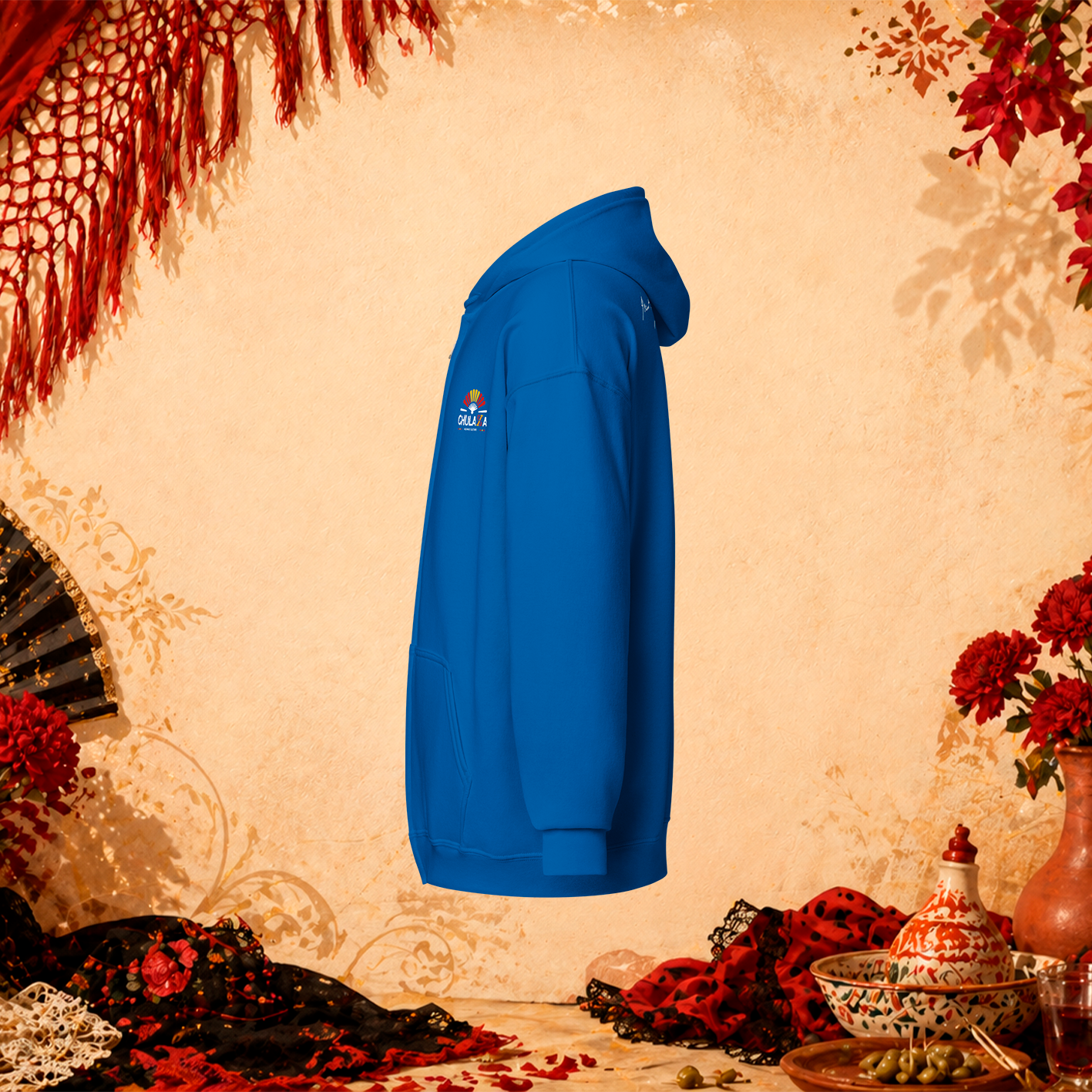 Sudadera con capucha y cremallera «Barbieri»