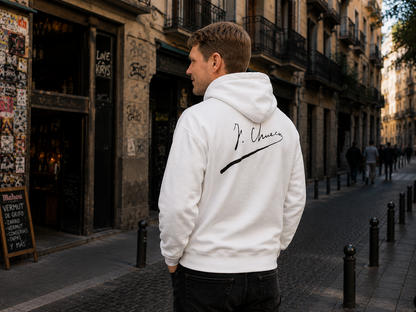 Sudadera con capucha y cremallera «Chueca»