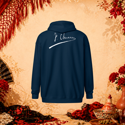Sudadera con capucha y cremallera «Chueca»