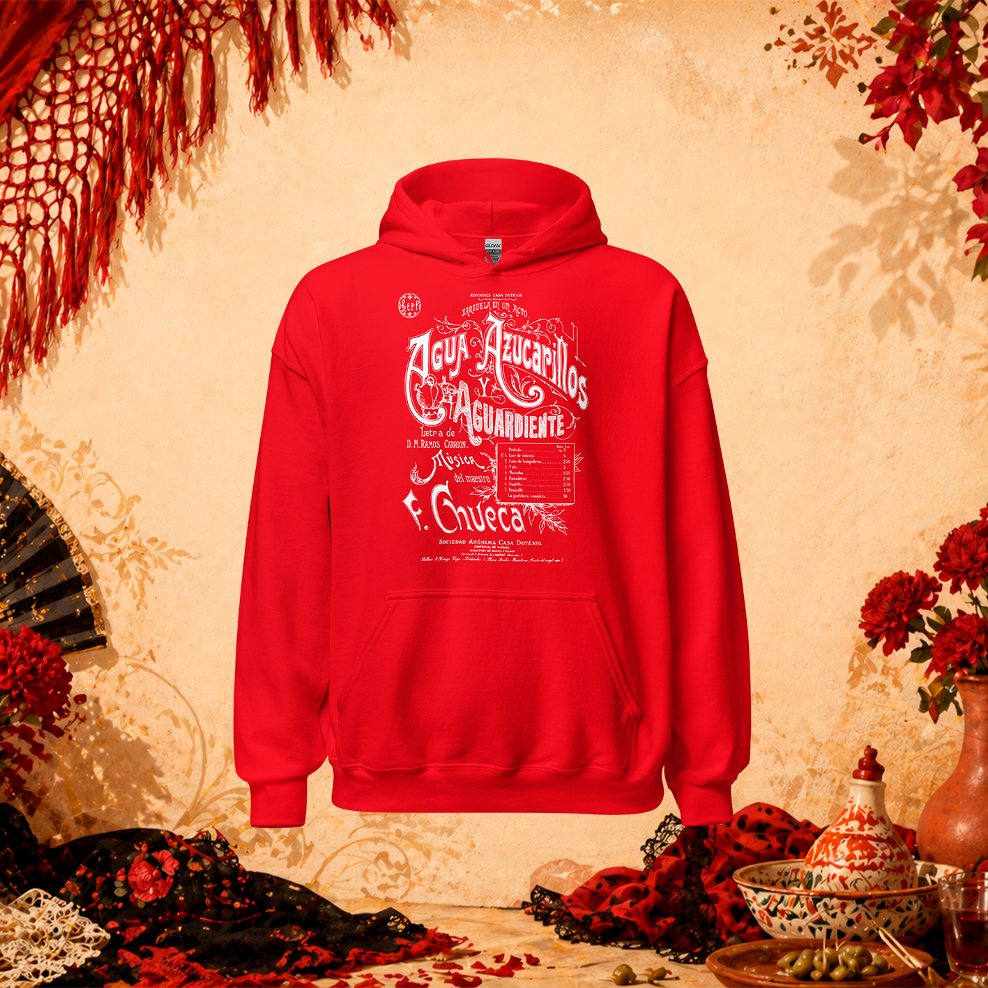 Sudadera con capucha «Azucarillos»
