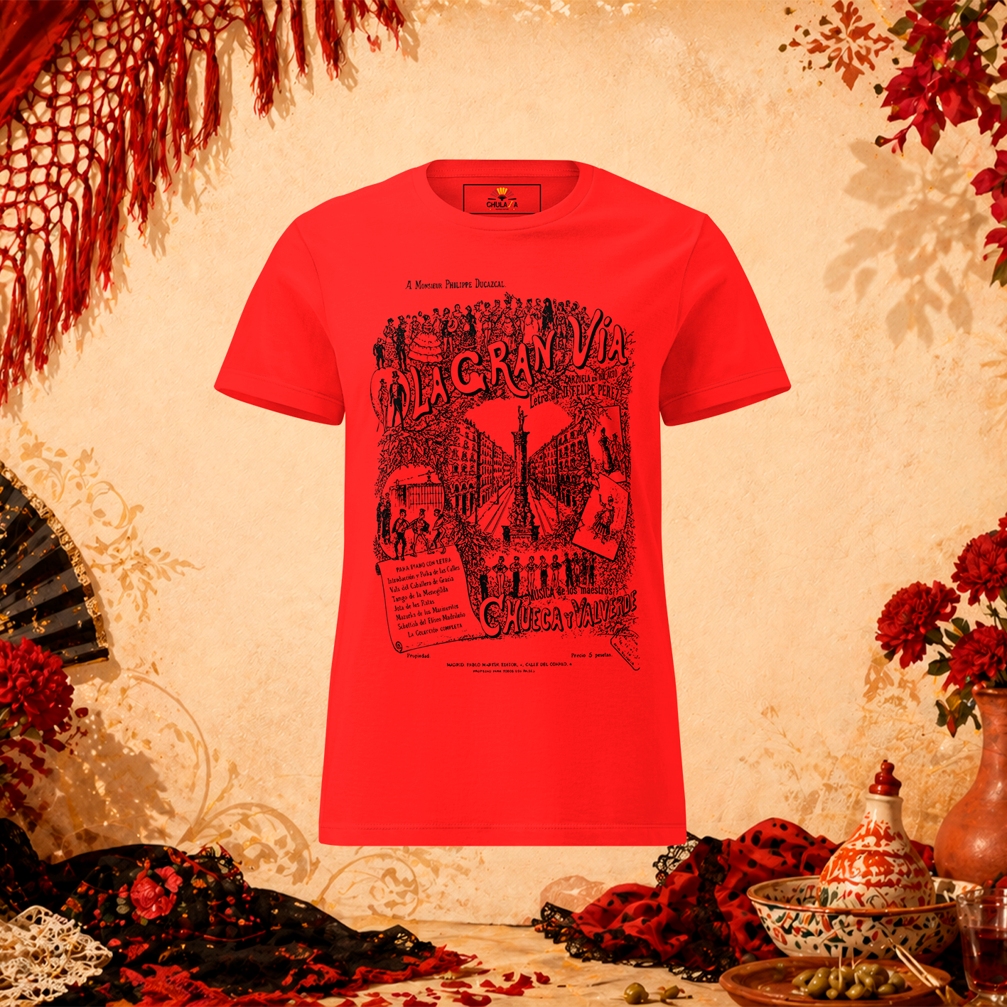 Camiseta «Gran Vía» - Mujer