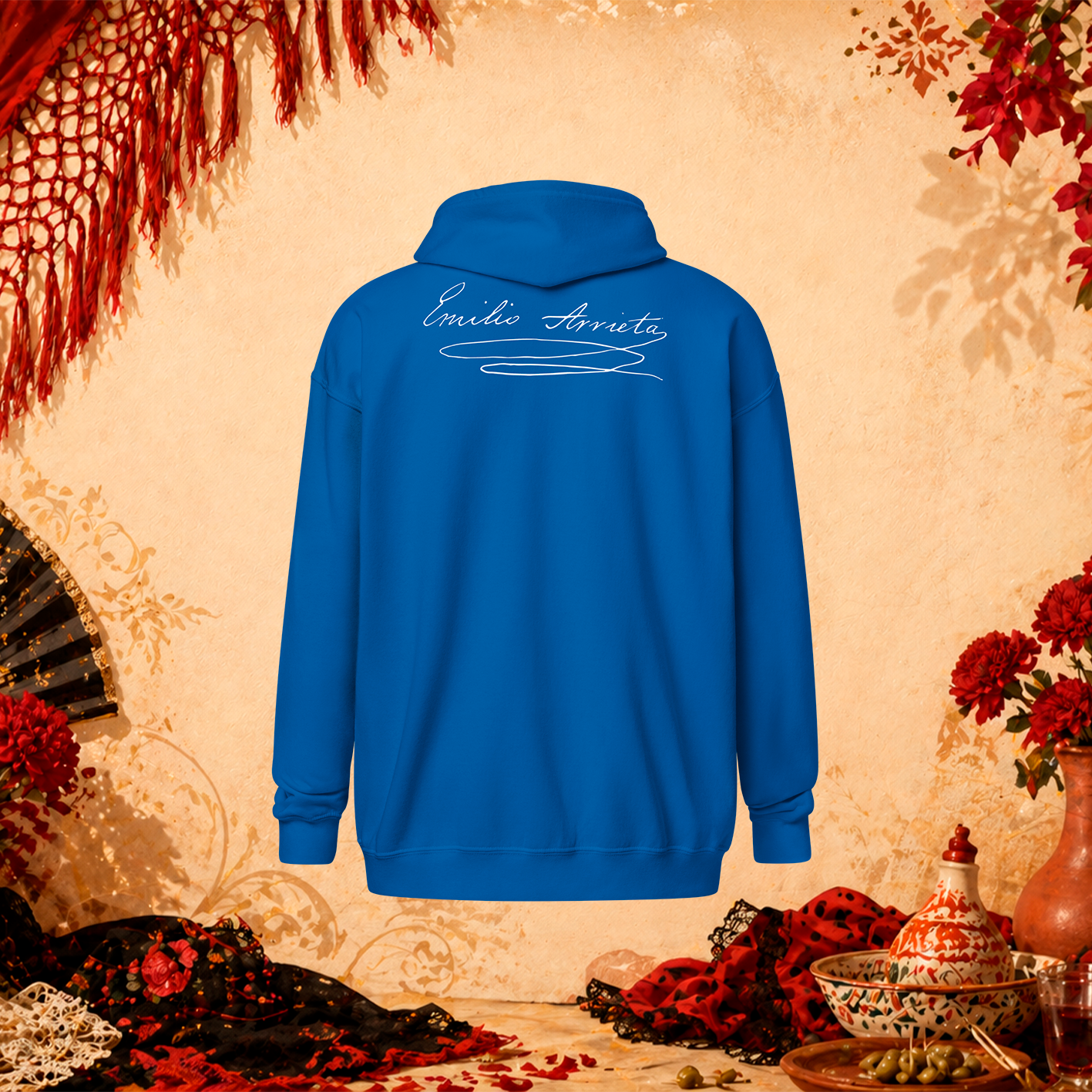 Sudadera con capucha y cremallera «Arrieta»