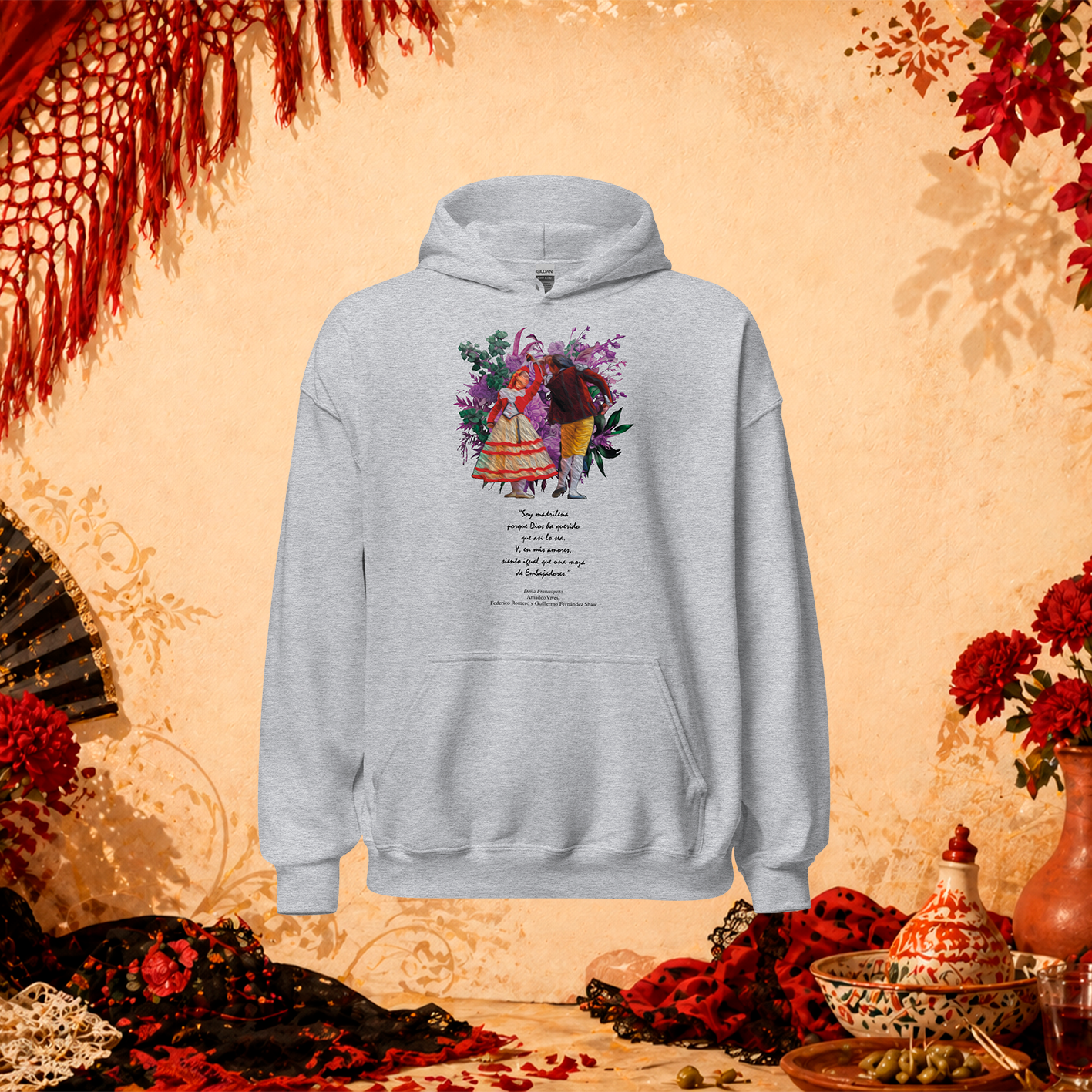 Sudadera con capucha «Madrileña»