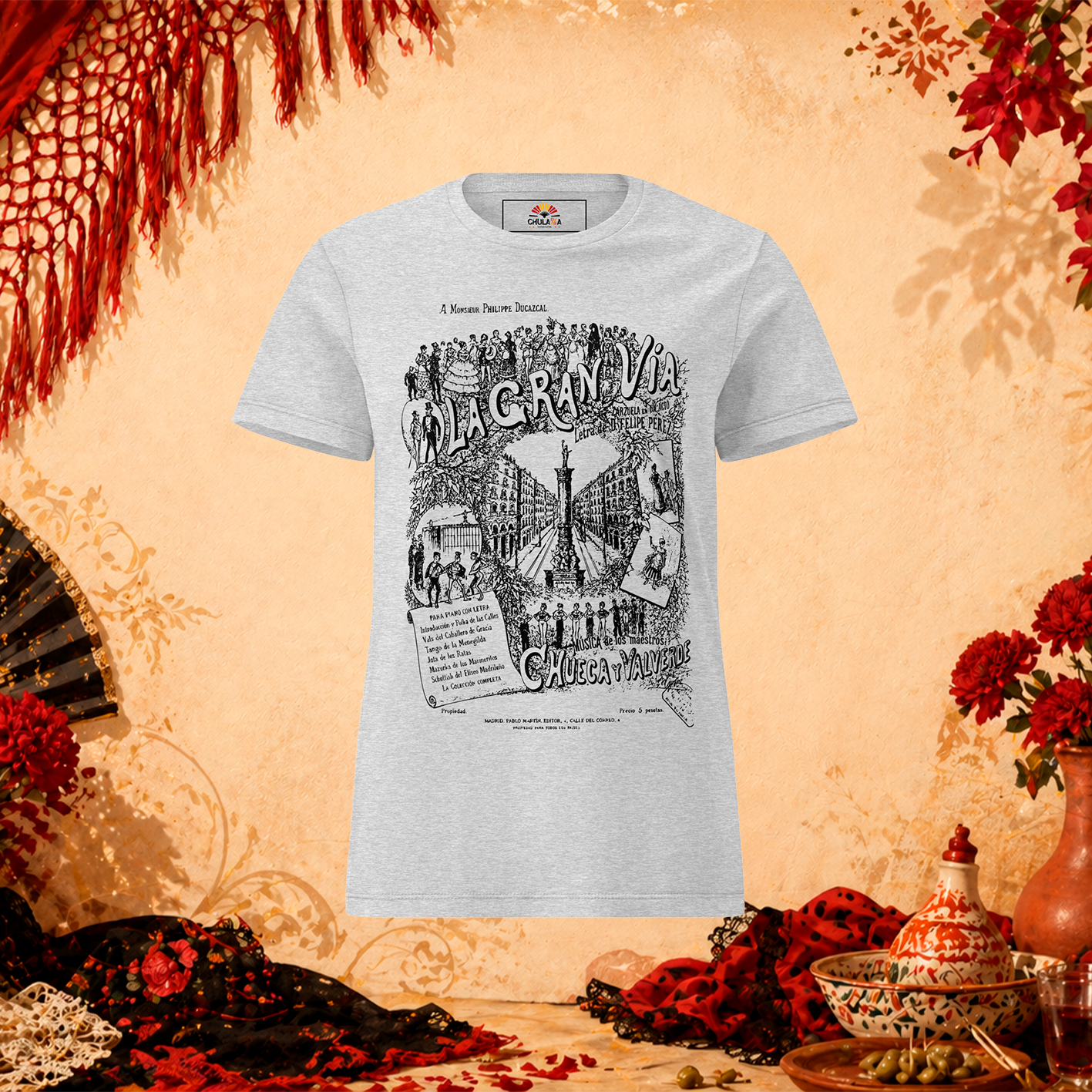 Camiseta «Gran Vía» - Mujer