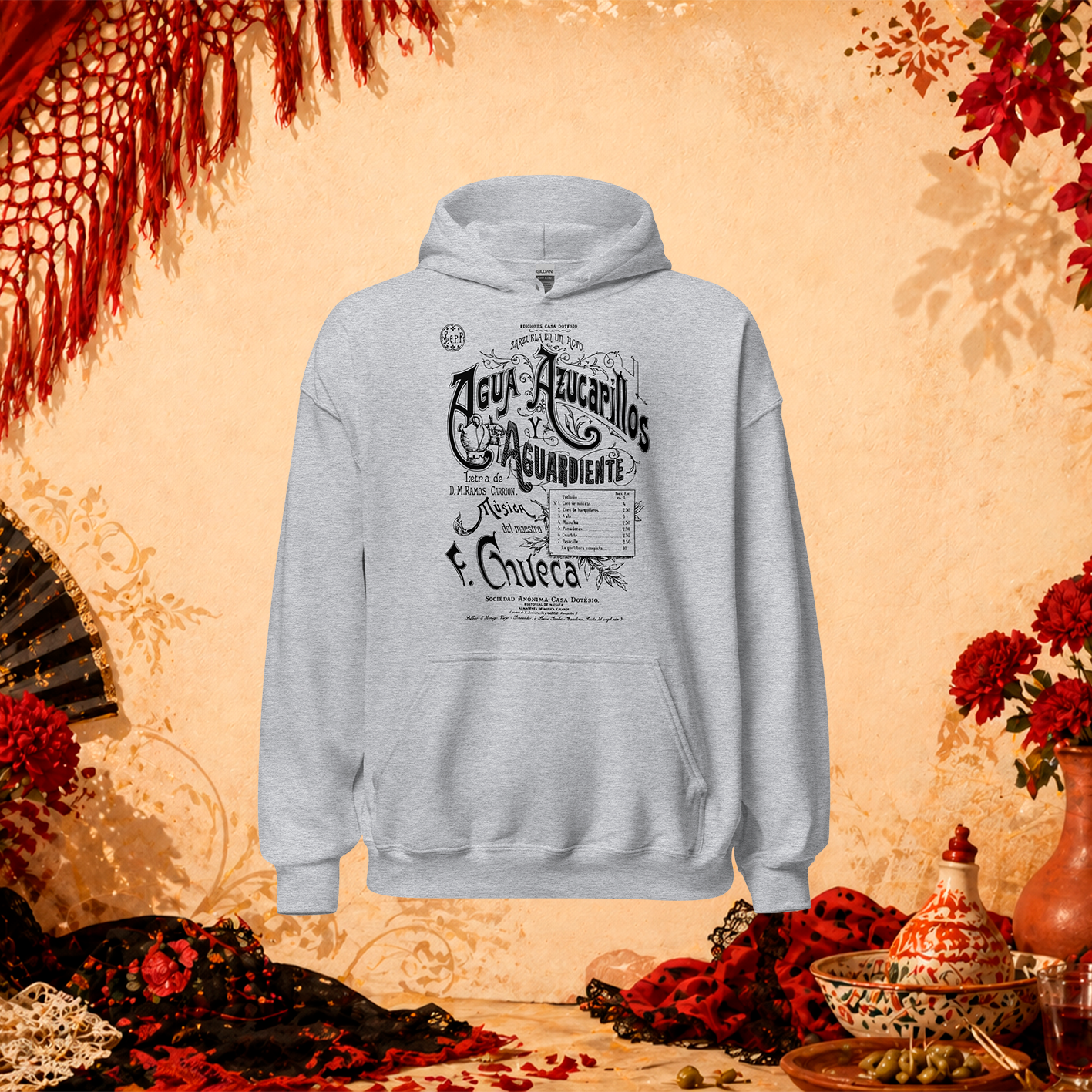 Sudadera con capucha «Azucarillos»