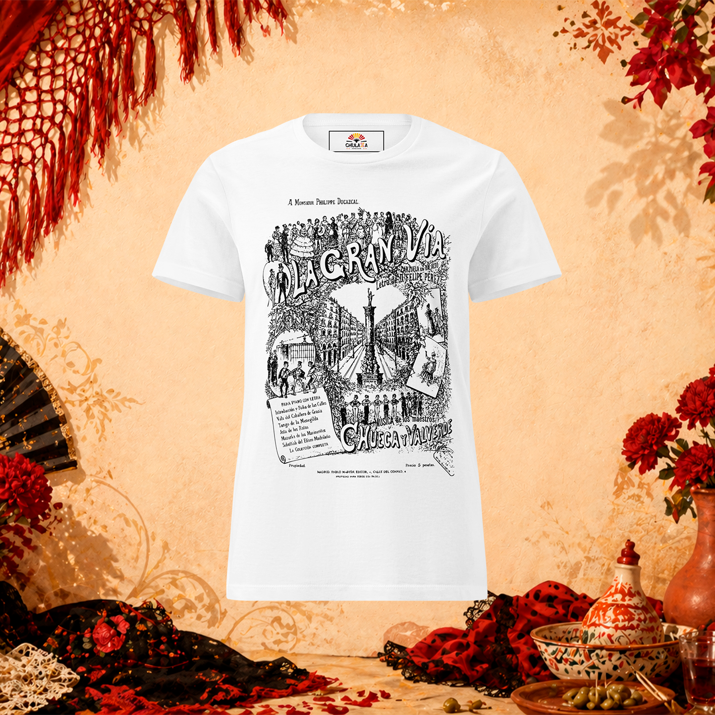 Camiseta «Gran Vía» - Mujer